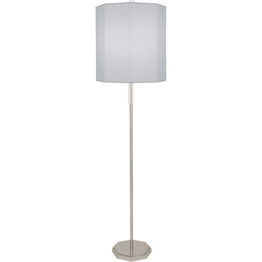 Robert Abbey  Kate Floor Lamp in Polished Nickel Finish with Clear Crystal Accents PG07