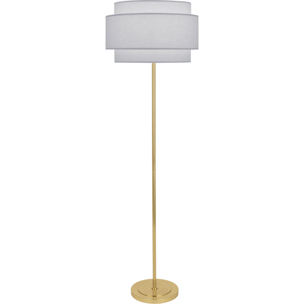 Robert Abbey  Decker Floor Lamp in Modern Brass Finish PG132