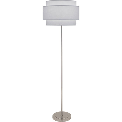 Robert Abbey  Decker Floor Lamp in Polished Nickel Finish PG133