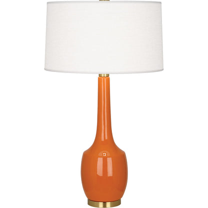 Robert Abbey  Pumpkin Delilah Table Lamp in Pumpkin Glazed Ceramic PM701