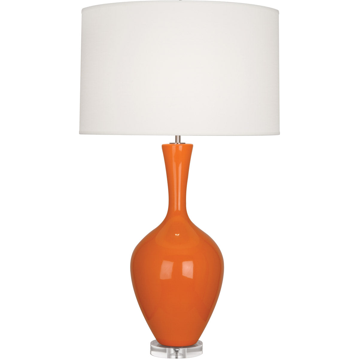 Robert Abbey  Pumpkin Audrey Table Lamp in Pumpkin Glazed Ceramic PM980