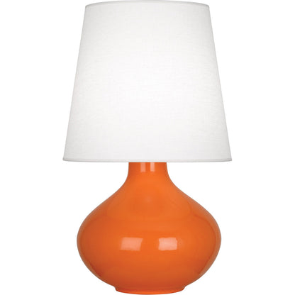 Robert Abbey  Pumpkin June Table Lamp in Pumkin Glazed Ceramic PM993