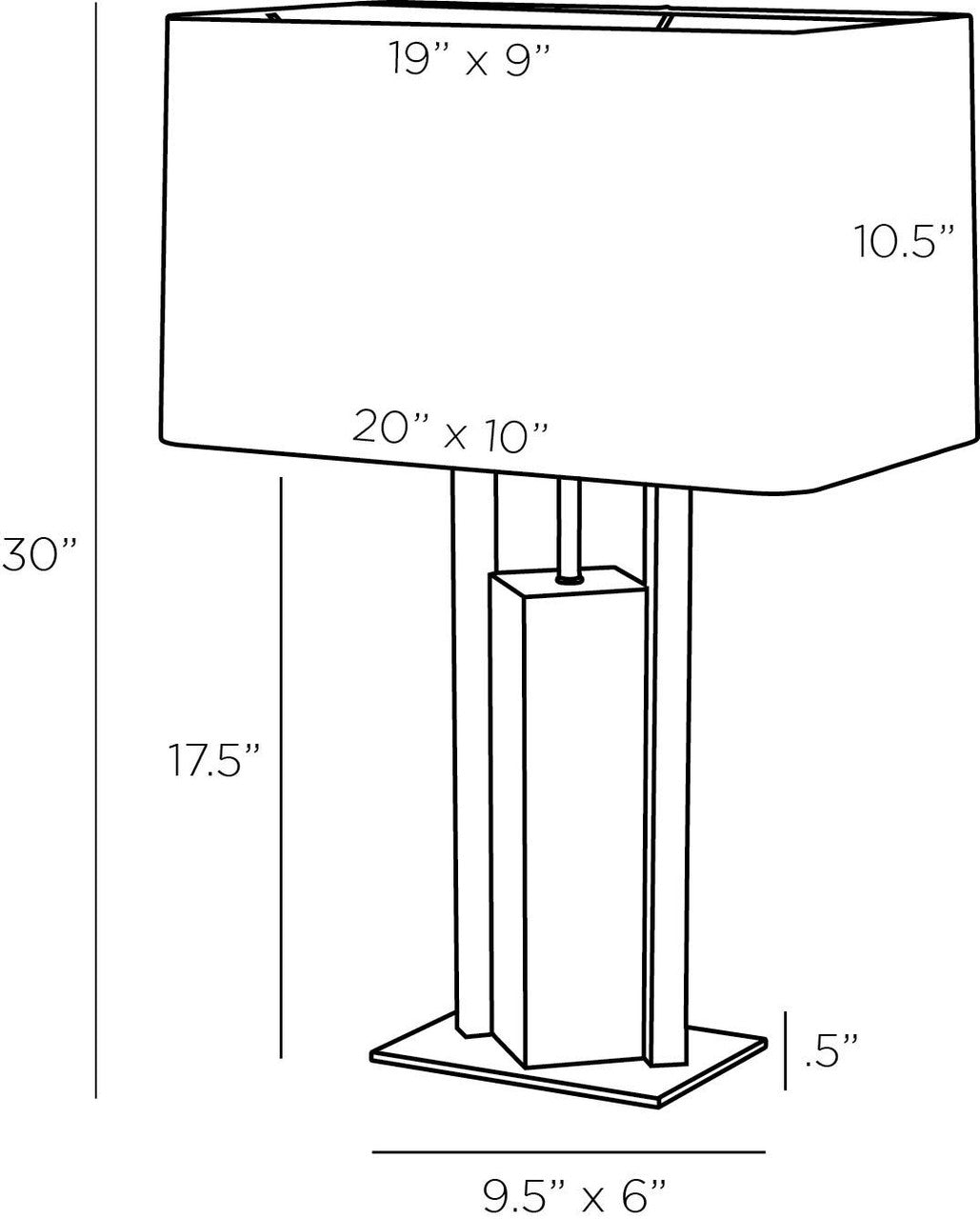 Arteriors Home Zory Lamp PTC19-429