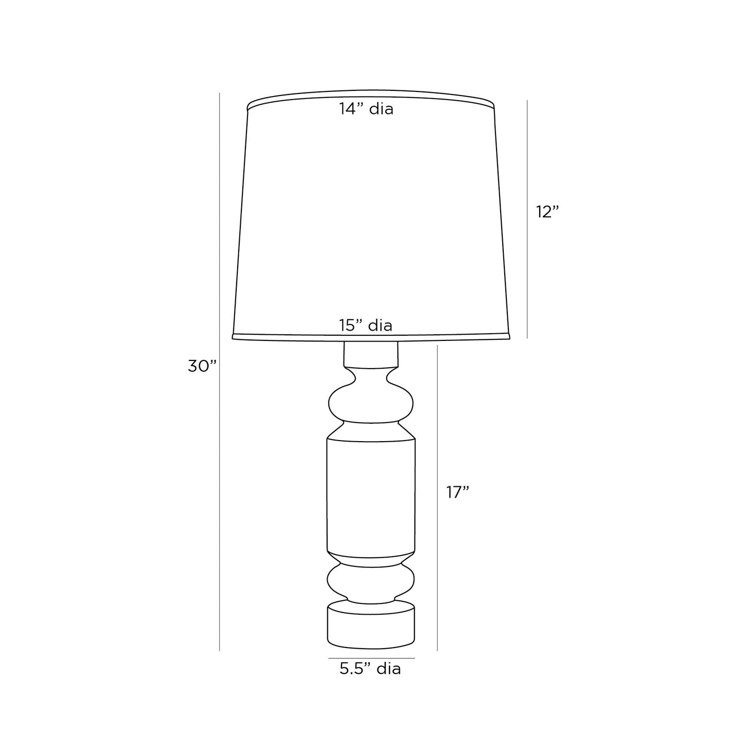 Arteriors Home Woodrow Lamp PTI01-SH010