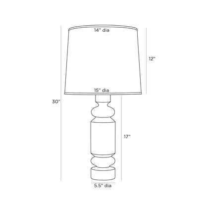 Arteriors Home Woodrow Lamp PTI01-SH010