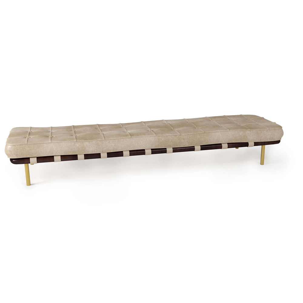 Regina Andrew Tufted Gallery Bench 32-1007WT