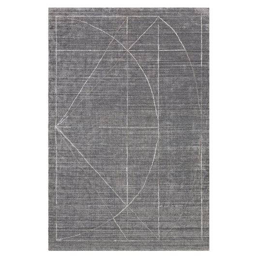 Uttermost Costilla Modern Gray 6 X 9 Rug 70034-6