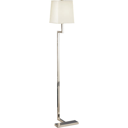 Robert Abbey  Doughnut Floor Lamp in Antique Silver S149