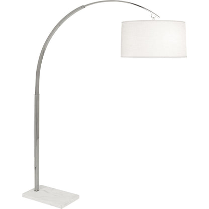 Robert Abbey  Archer Floor Lamp in Polished Nickel S2287