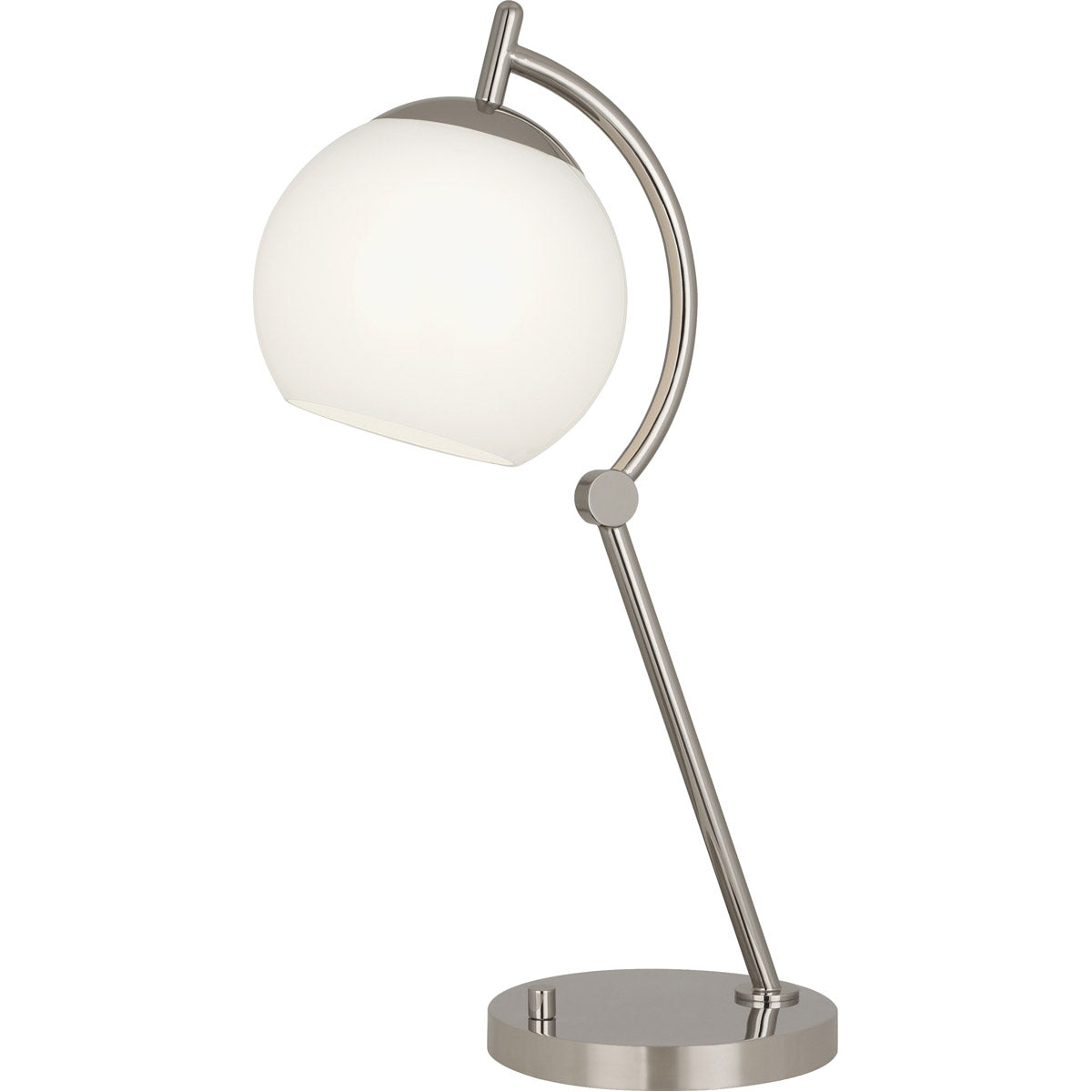 Robert Abbey  Nova Table Lamp in Polished Nickel Finish S232