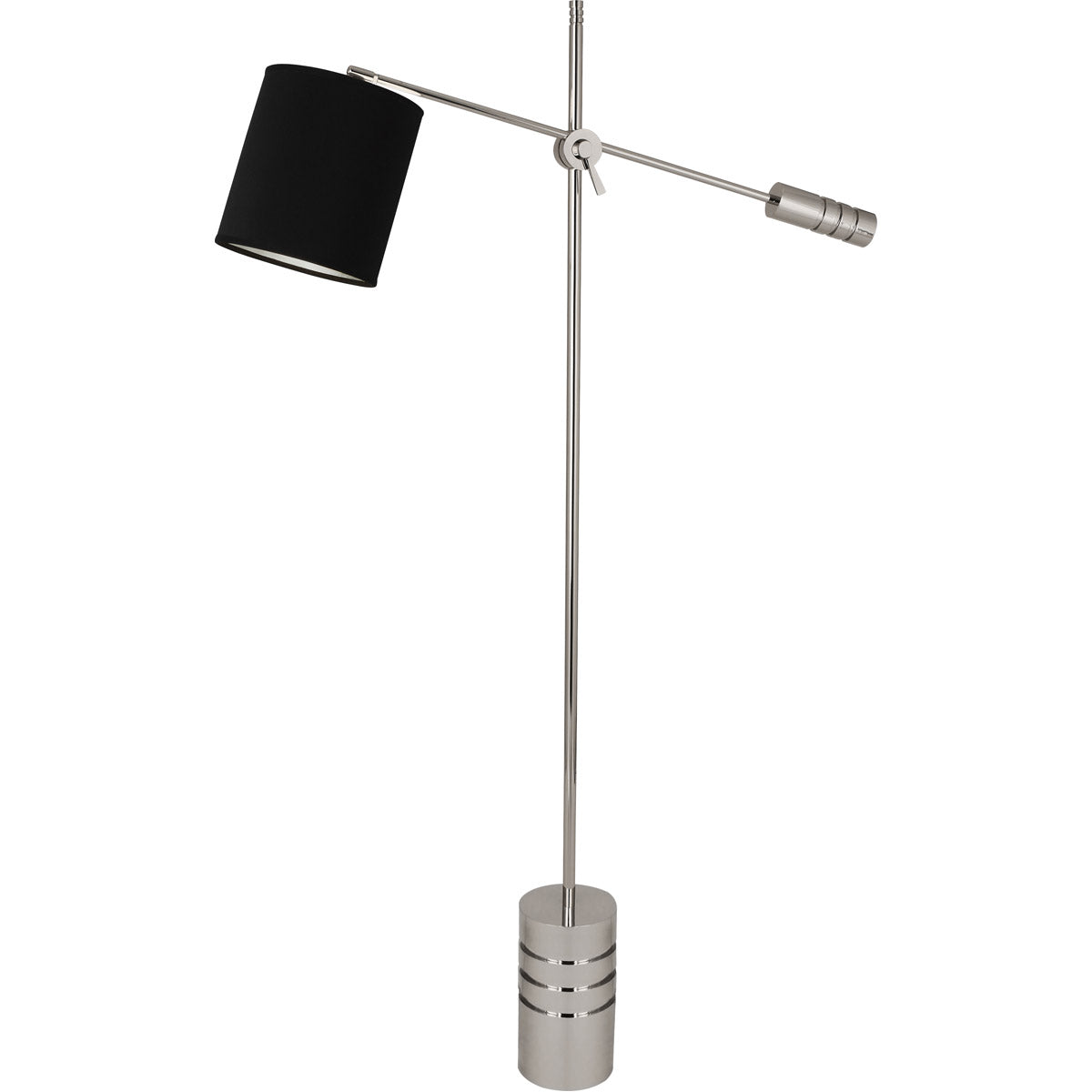 Robert Abbey  Campbell Floor Lamp in Polished Nickel Finish S292B