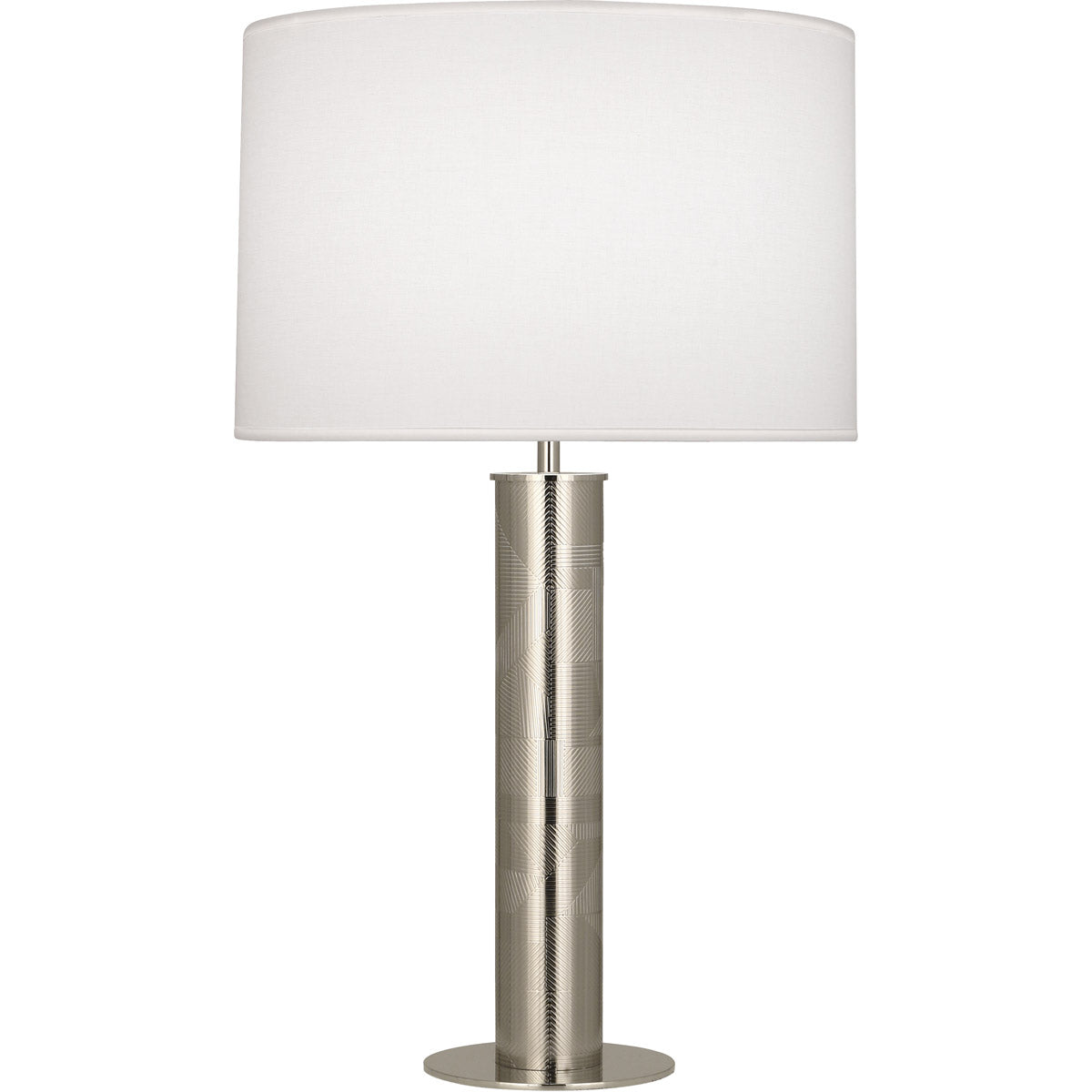 Robert Abbey  Michael Berman Michael Berman Brut Table Lamp in Polished Nickel Finish S627