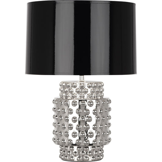 Robert Abbey  Nickel Metallic Glaze Dolly Accent Lamp in Nickel Metallic Glaze S801B