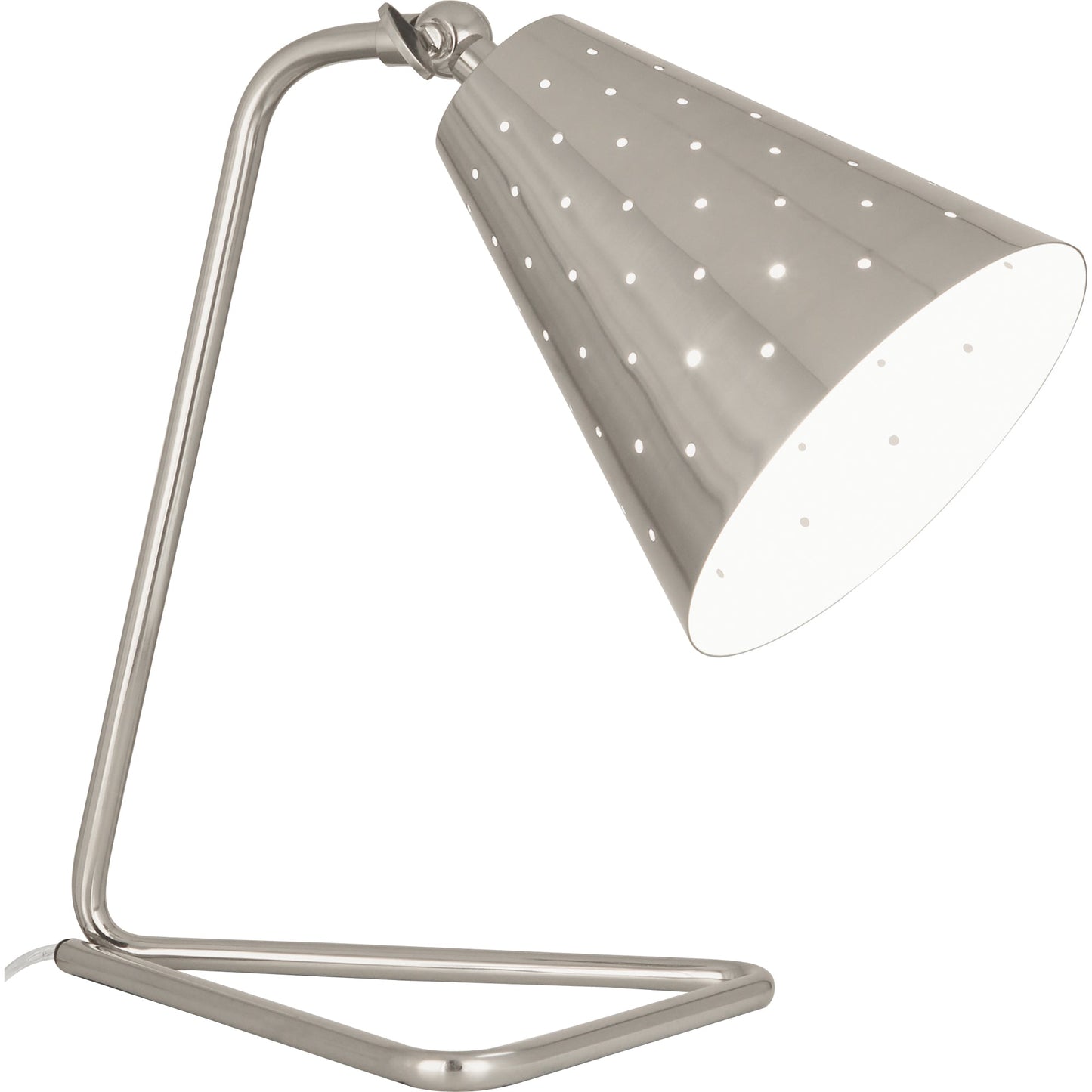 Robert Abbey  Pierce Accent Lamp in Antique Silver Finish S988