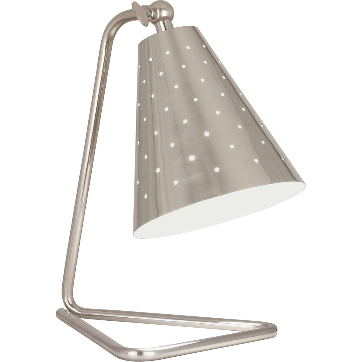 Robert Abbey  Pierce Accent Lamp in Antique Silver Finish S988