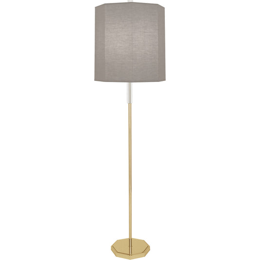 Robert Abbey  Kate Floor Lamp in Modern Brass Finish with Clear Crystal Accents SG06