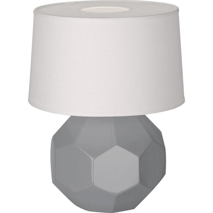 Robert Abbey  Smokey Taupe Franklin Accent Lamp in Smoky Taupe Glazed Ceramic ST02