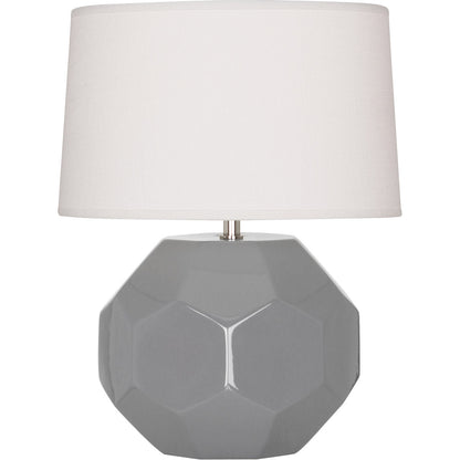 Robert Abbey  Smokey Taupe Franklin Accent Lamp in Smoky Taupe Glazed Ceramic ST02