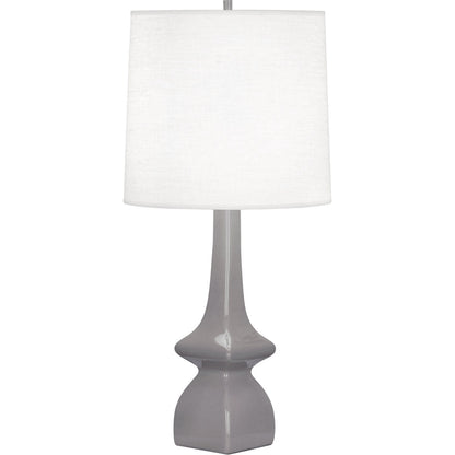 Robert Abbey  Smokey Taupe Jasmine Table Lamp in SMOKEY TAUPE GLAZED CERAMIC ST210