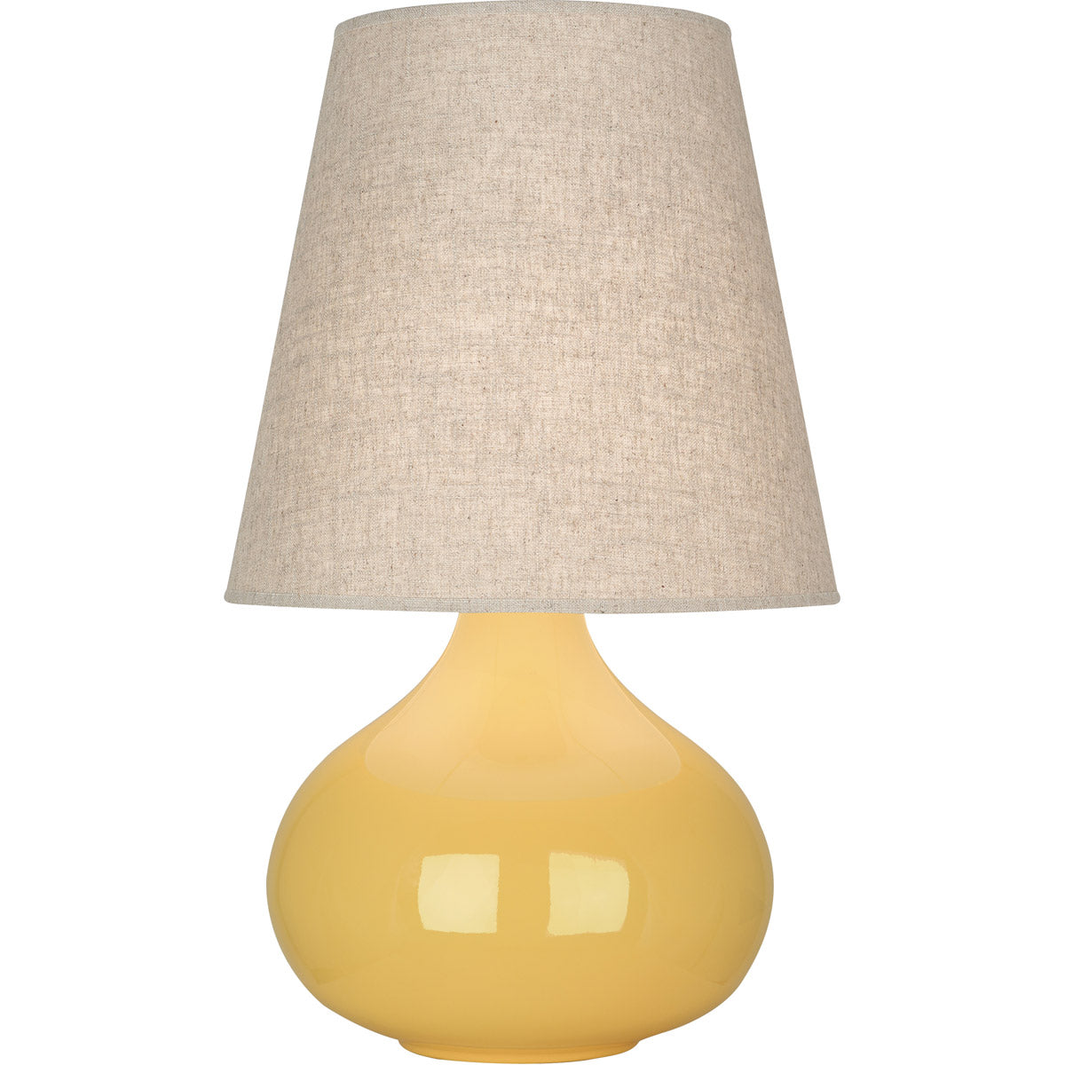 Robert Abbey  Sunset June Accent Lamp in Sunset Yellow Glazed Ceramic SU91