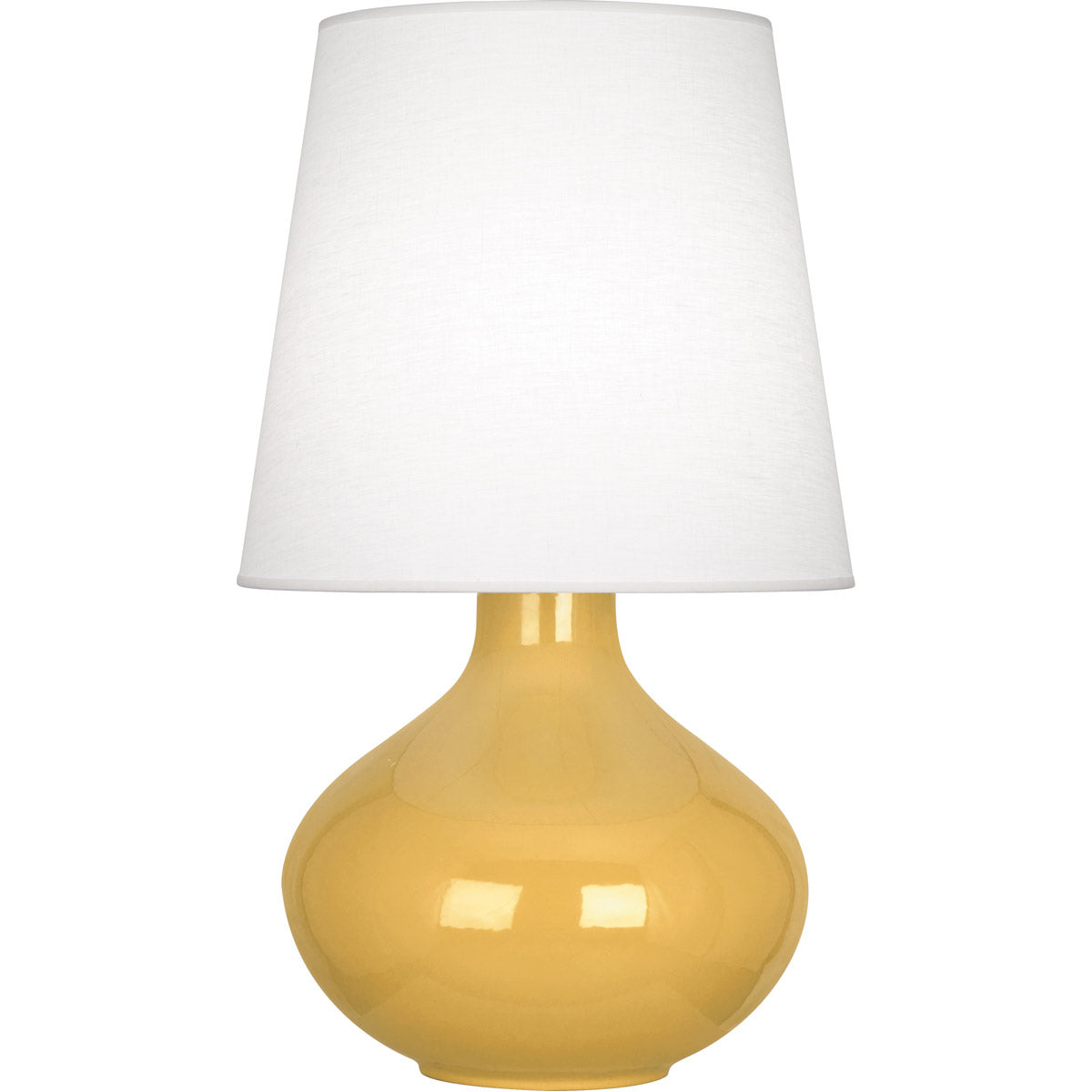 Robert Abbey  Sunset June Table Lamp in Sunset Yellow Glazed Ceramic SU993