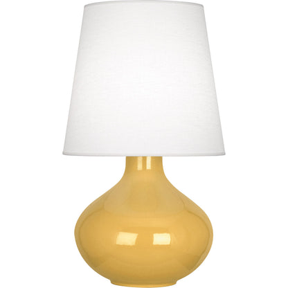 Robert Abbey  Sunset June Table Lamp in Sunset Yellow Glazed Ceramic SU993