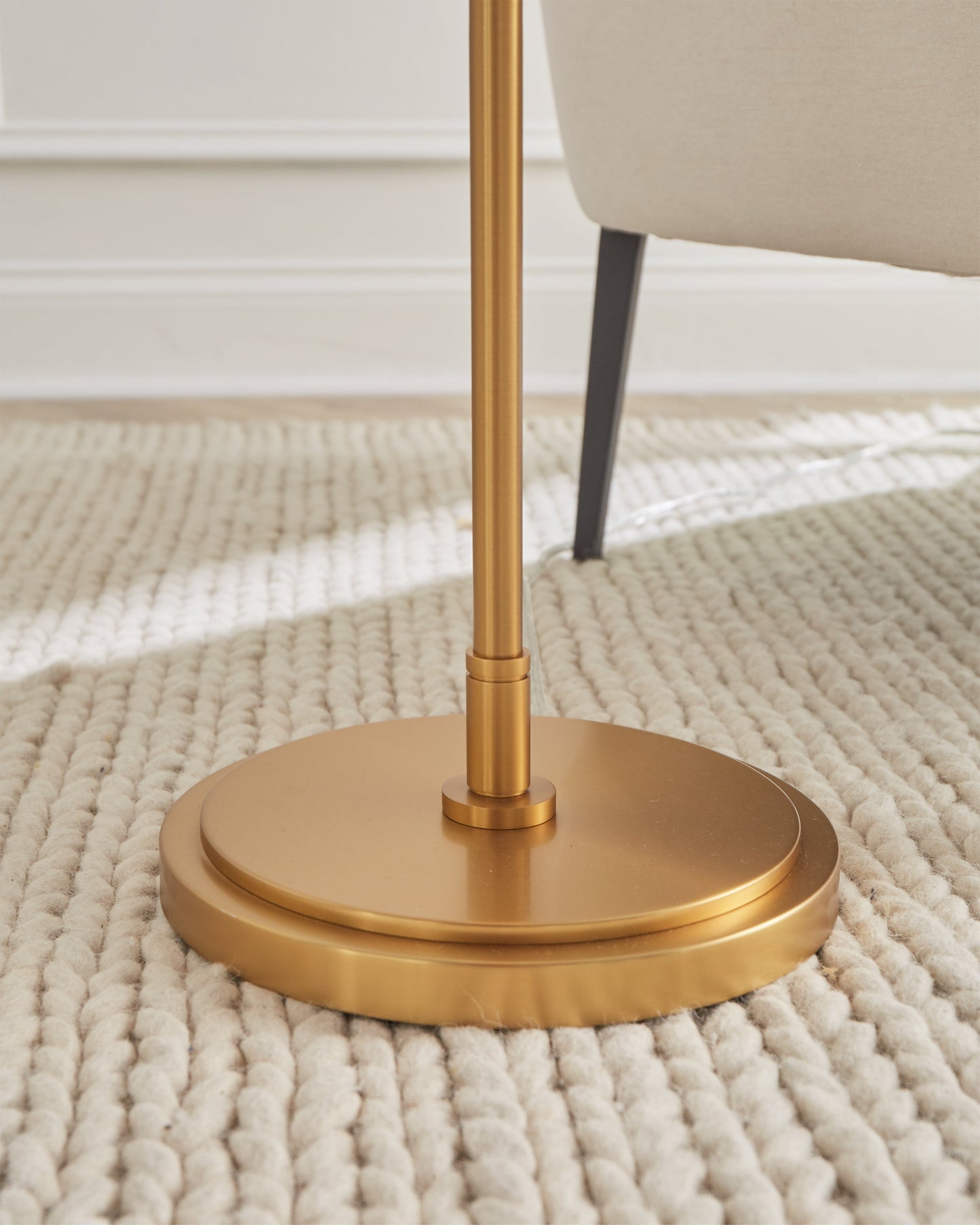 Visual Comfort Studio Thomas O'Brien Beckham Classic Floor Lamp in Burnished Brass TT1031BBS1