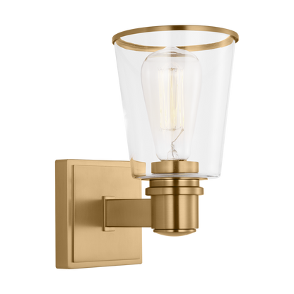 Visual Comfort Studio Chapman & Myers Alessa Sconce in Burnished Brass CV1031BBS