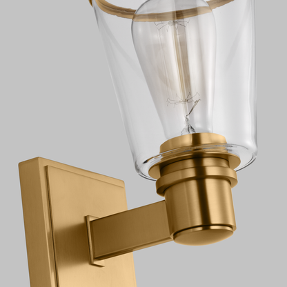 Visual Comfort Studio Chapman & Myers Alessa Sconce in Burnished Brass CV1031BBS