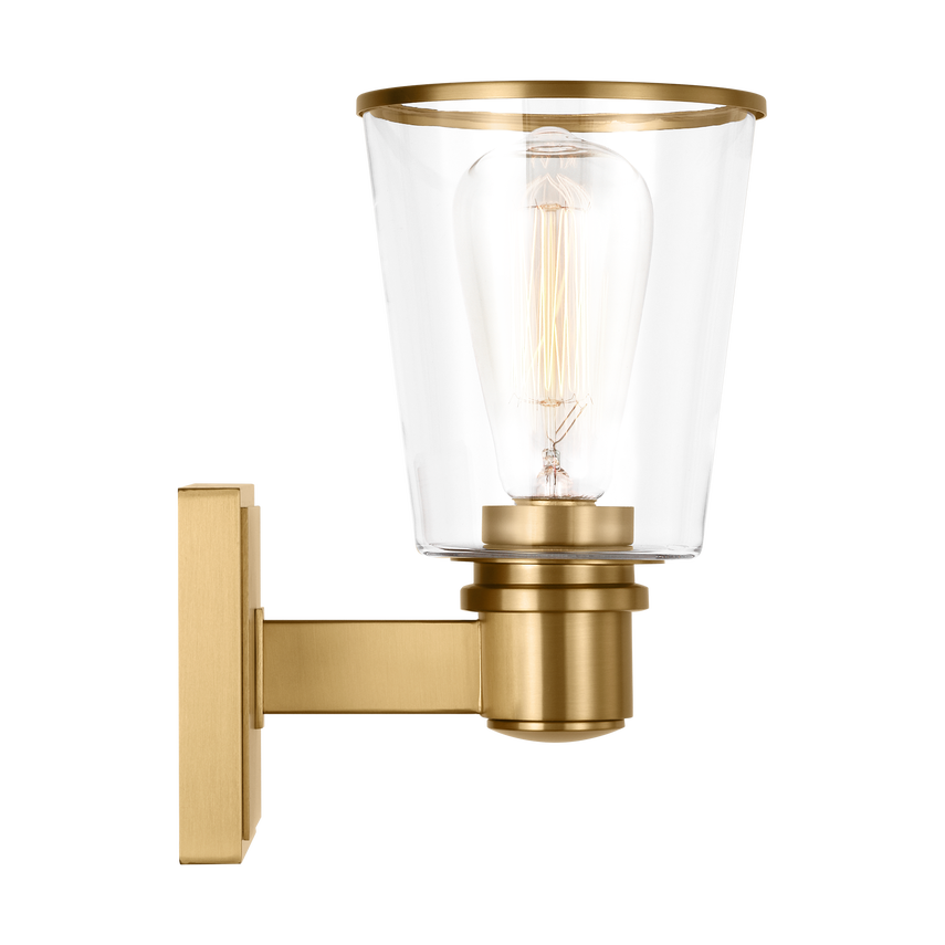 Visual Comfort Studio Chapman & Myers Alessa Sconce in Burnished Brass CV1031BBS