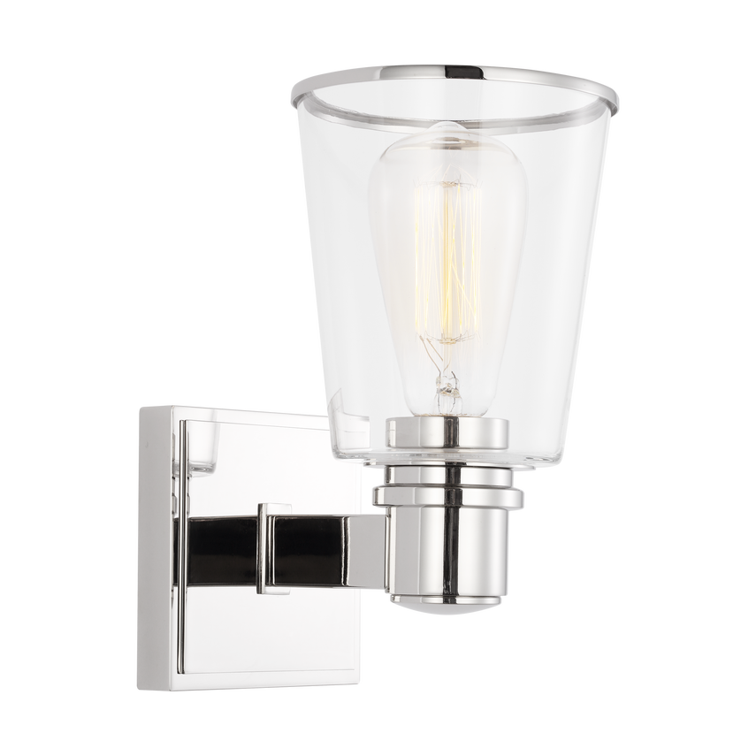 Visual Comfort Studio Chapman & Myers Alessa Sconce in Polished Nickel CV1031PN