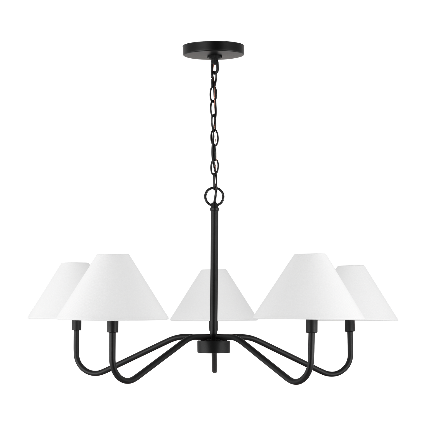 Visual Comfort Studio Thomas O'Brien Logan Large Two-Tier Chandelier in Polished Nickel TC1088PN