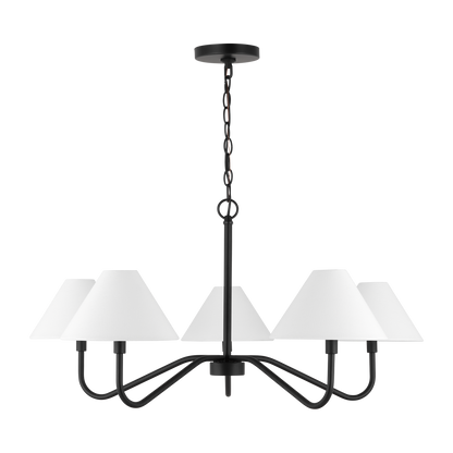 Visual Comfort Studio Thomas O'Brien Logan Large Two-Tier Chandelier in Polished Nickel TC1088PN