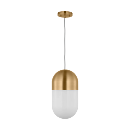 Visual Comfort Studio Drew & Jonathan Scott Foster Medium Pendant in Satin Brass DJP1141SB