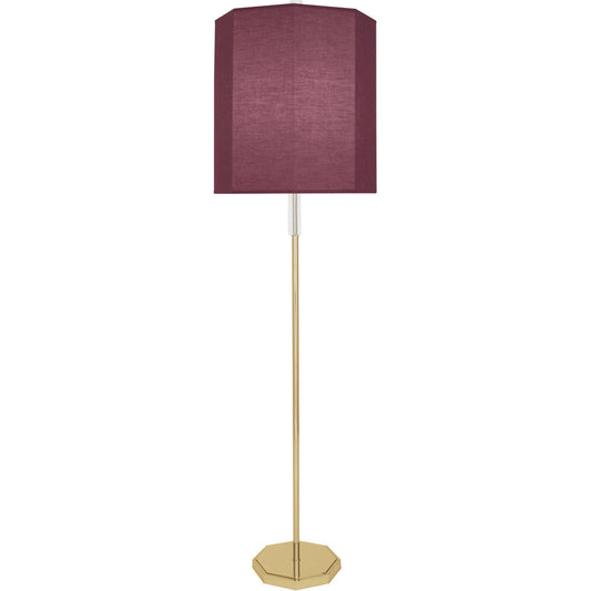 Robert Abbey  Kate Floor Lamp in Modern Brass Finish with Clear Crystal Accents VW06