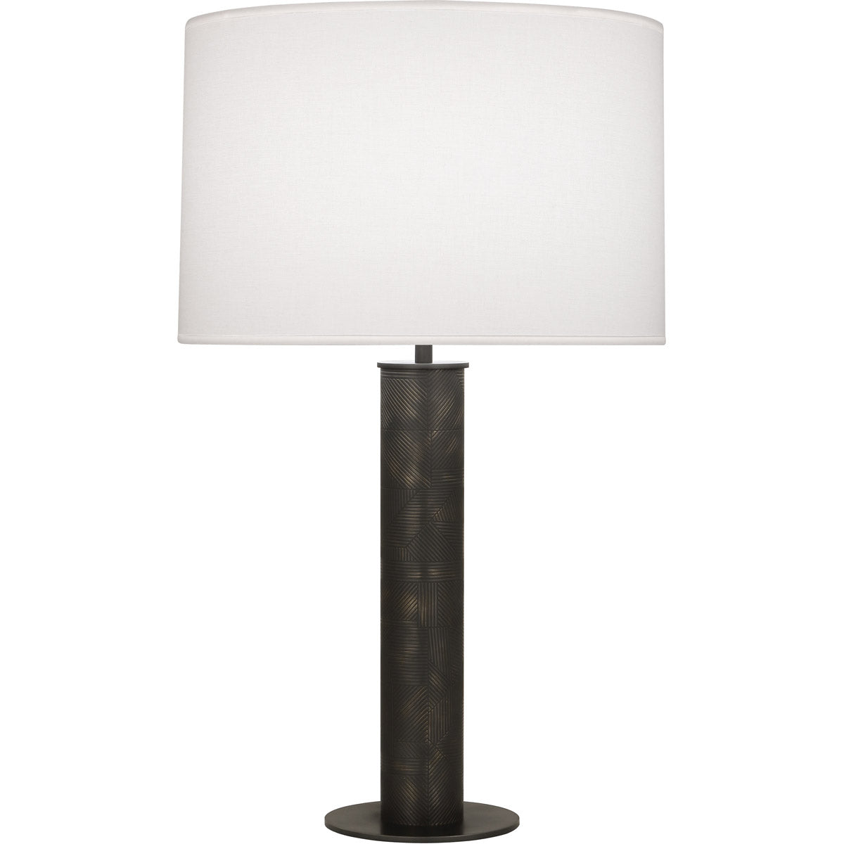 Robert Abbey  Michael Berman Michael Berman Brut Table Lamp in Deep Patina Bronze Finish Z627