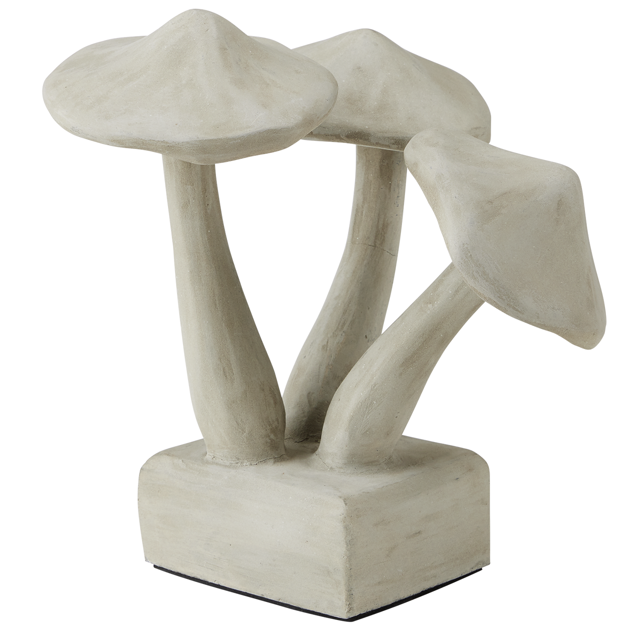 Currey & Co. 8" Concrete Mushrooms Objet 2200-0026