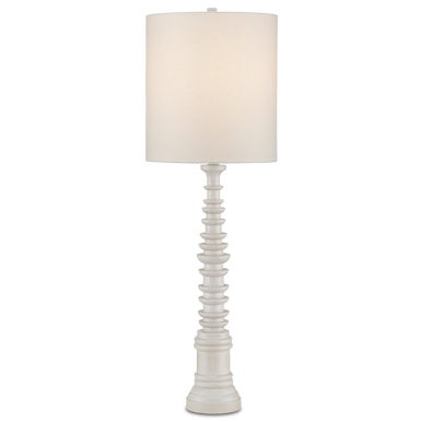 Currey & Co. Malayan White Table Lamp 6000-0896