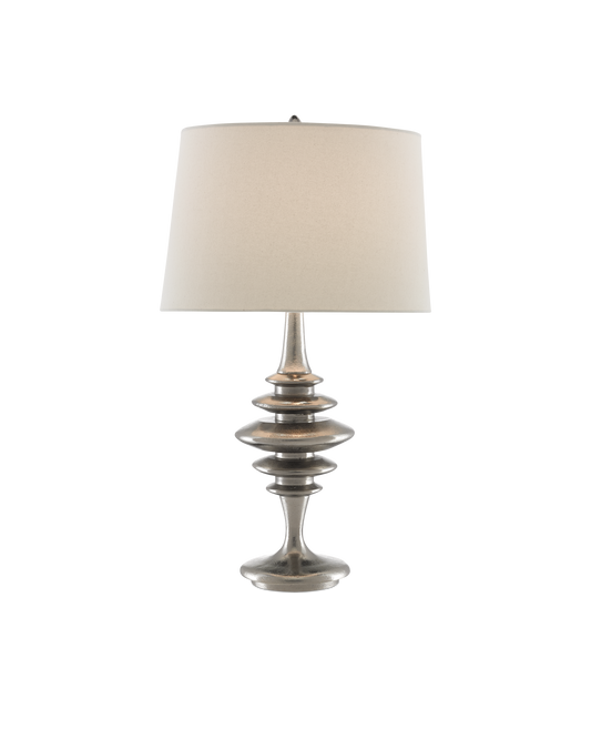 Currey & Co. Cressida Nickel Table Lamp 6000-0632