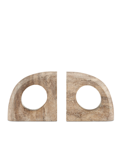 Currey & Co. Russo Travertine Object Set of 2 1200-0816