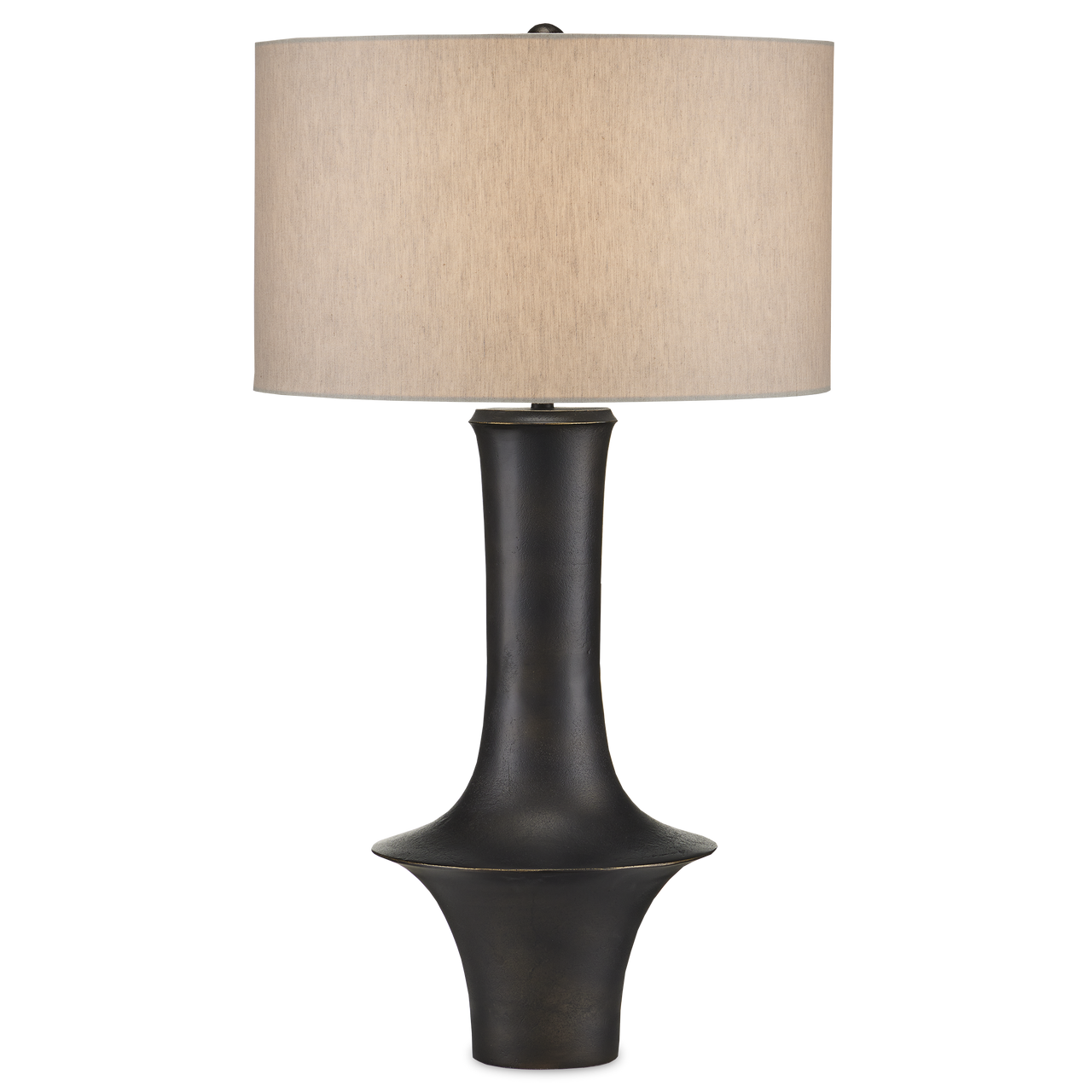 Currey & Co. 32.5" Silvestri Black Table Lamp 6000-0888