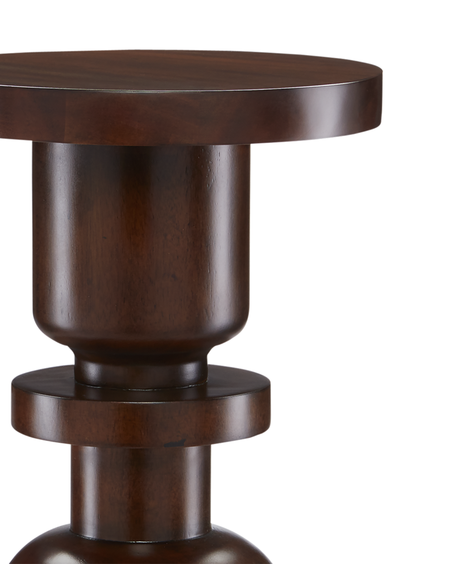 Currey & Co. Sasha Walnut Drinks Table 3000-0187