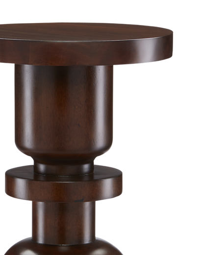 Currey & Co. Sasha Walnut Drinks Table 3000-0187