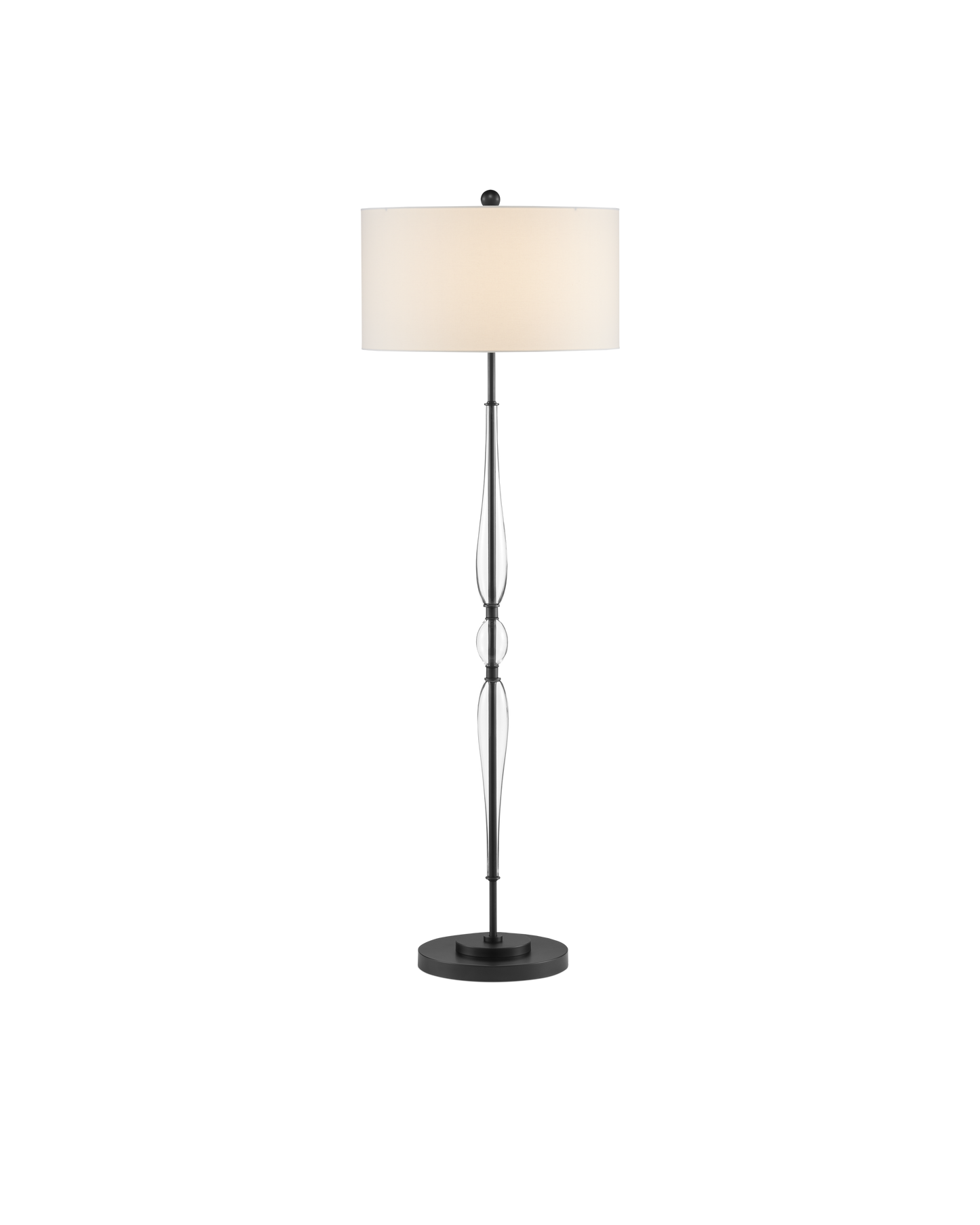 Currey & Co. Orbit Black Floor Lamp 8000-0107