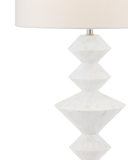 Currey & Co. Sheba White Table Lamp 6000-0688