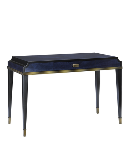 Currey & Co. Kallista Blue Writing Desk 3000-0123