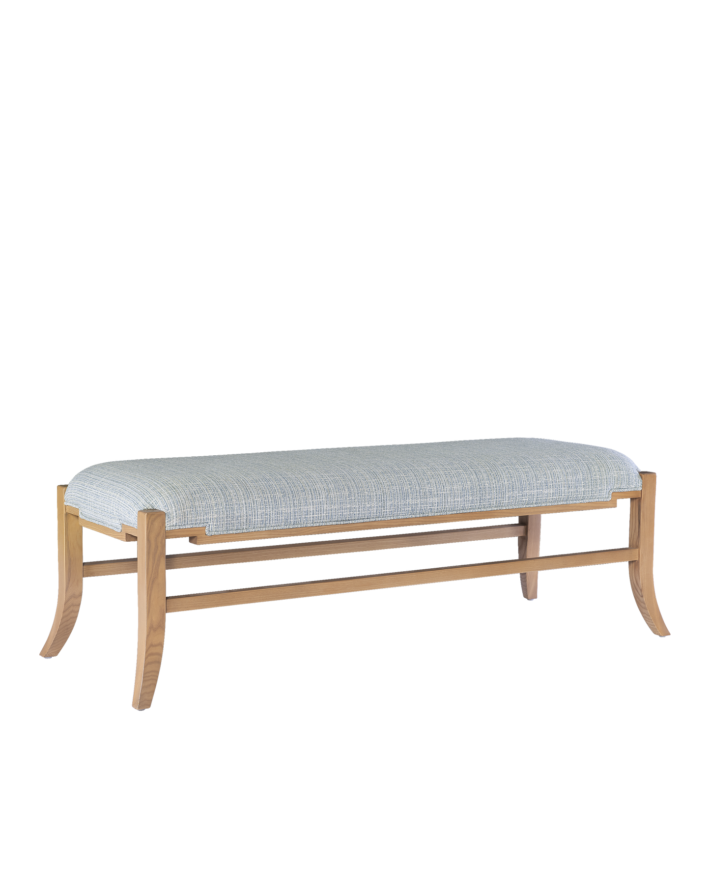 Currey & Co. Melanie Blonde Bench, Greenlight Powder 7000-1002