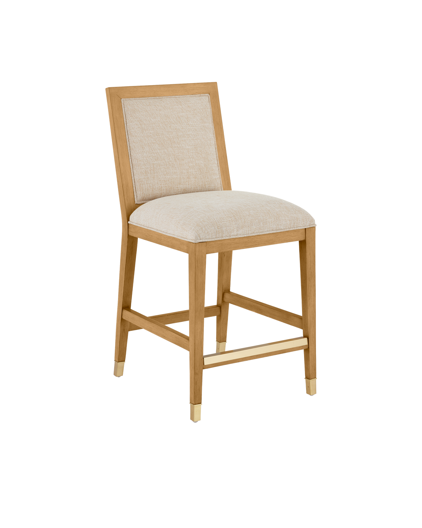 Currey & Co. Santos Sea Sand Side Chair, Liller Malt 7000-0882