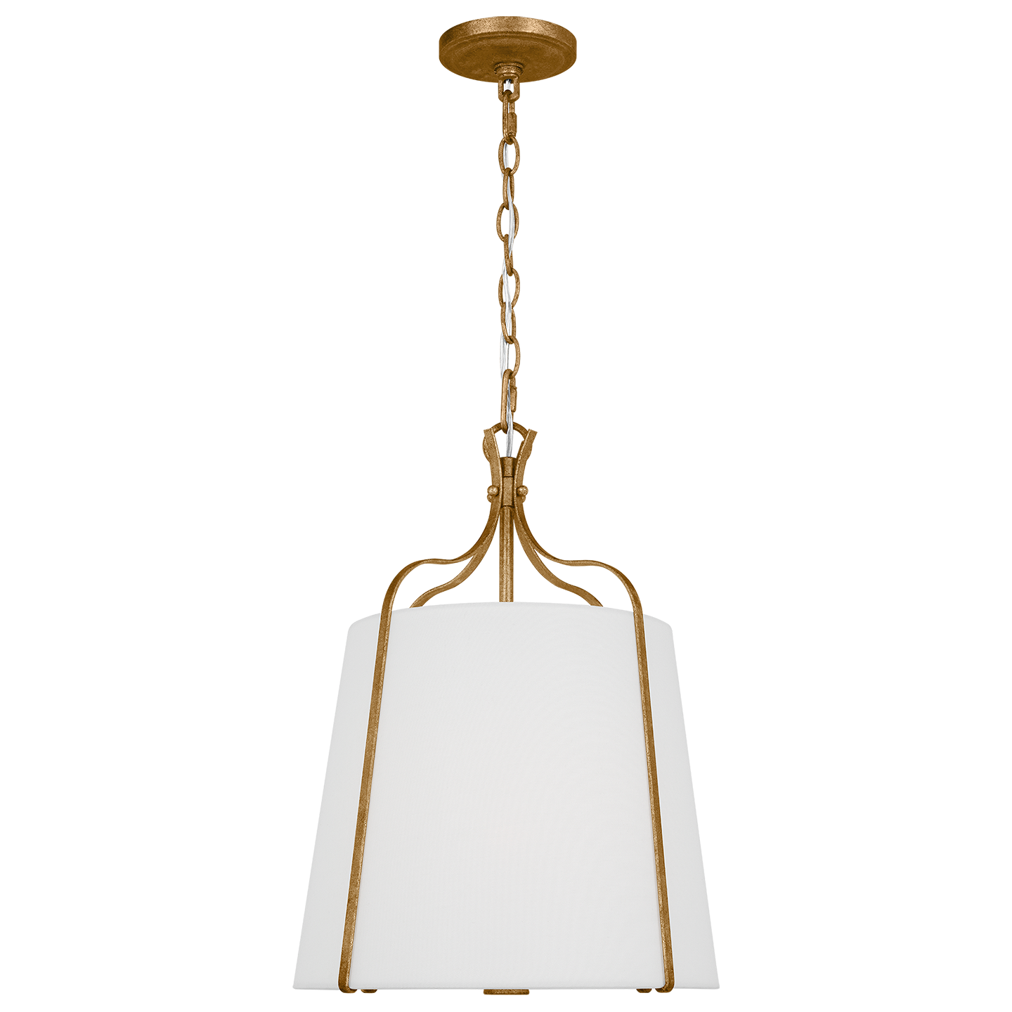 Visual Comfort Studio Thomas O'Brien Baker Four Light Large Chandelier in Antique Brushed Nickel 3287204-965