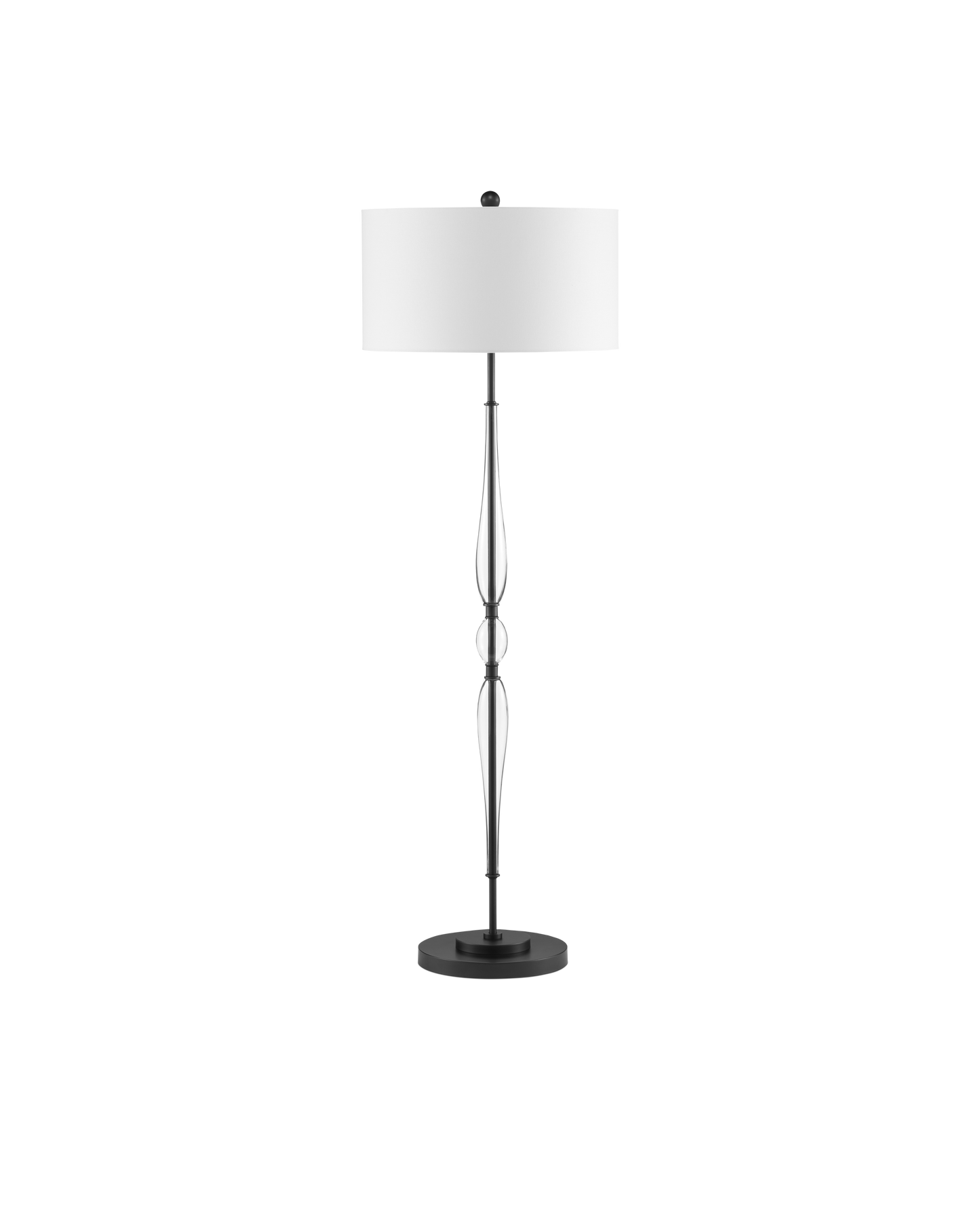 Currey & Co. Orbit Black Floor Lamp 8000-0107